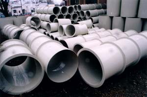 Plastic circular tubes for air piping