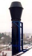 Plastový ventilační komín s výfukovou hlavicí